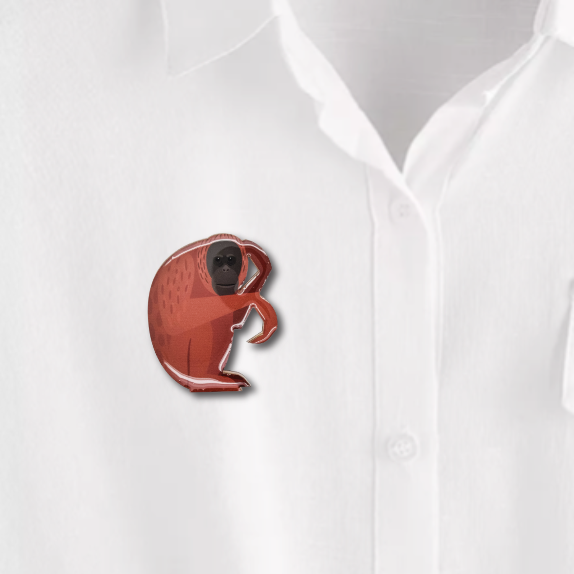 Orang-utan Brooch