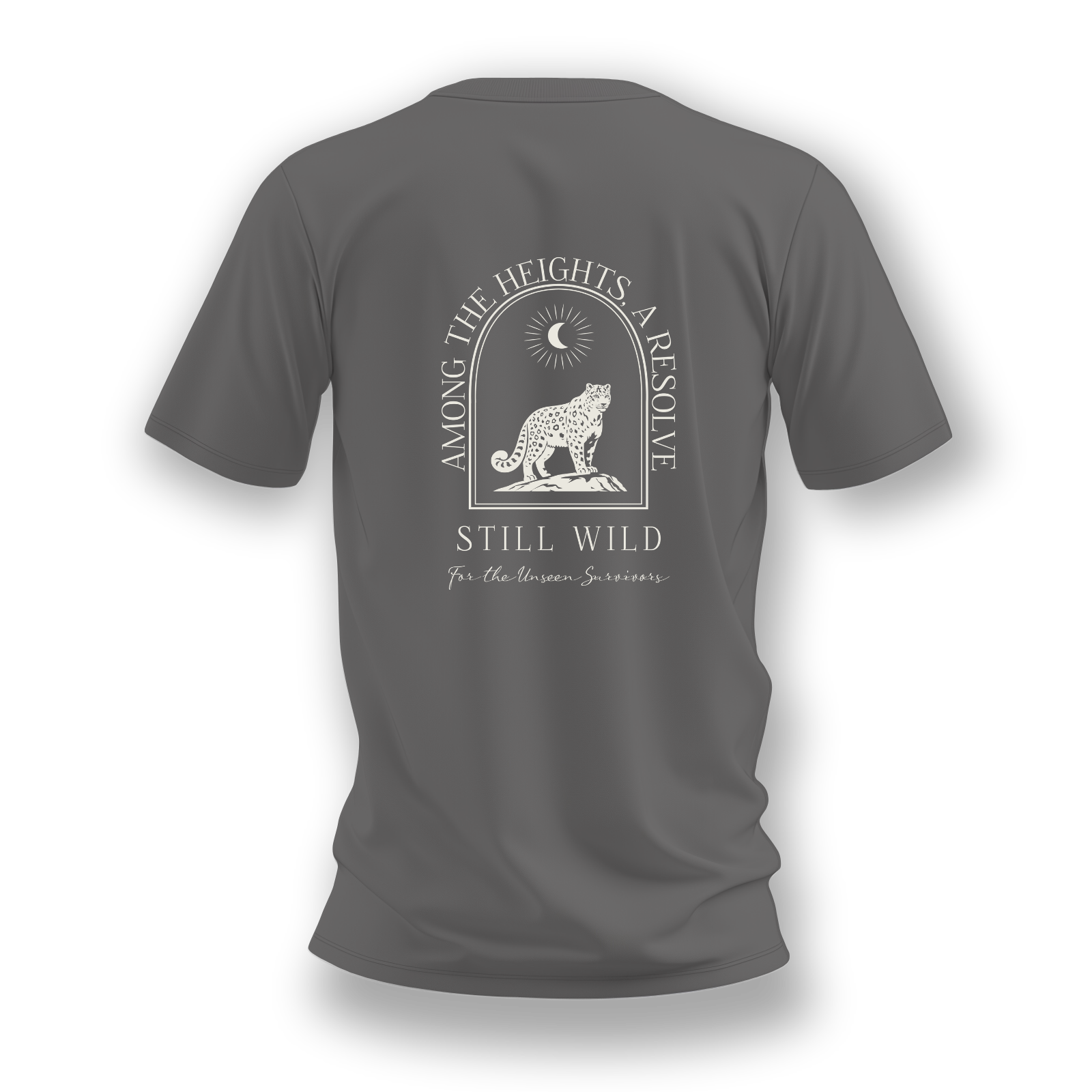Wild Tee - Snow Leopard . Story