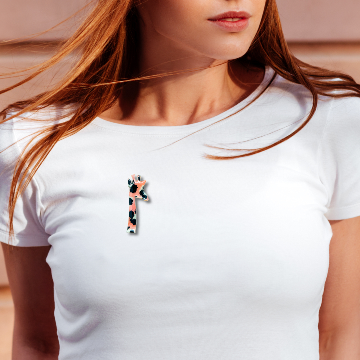 Giraffe (Design I) Brooch