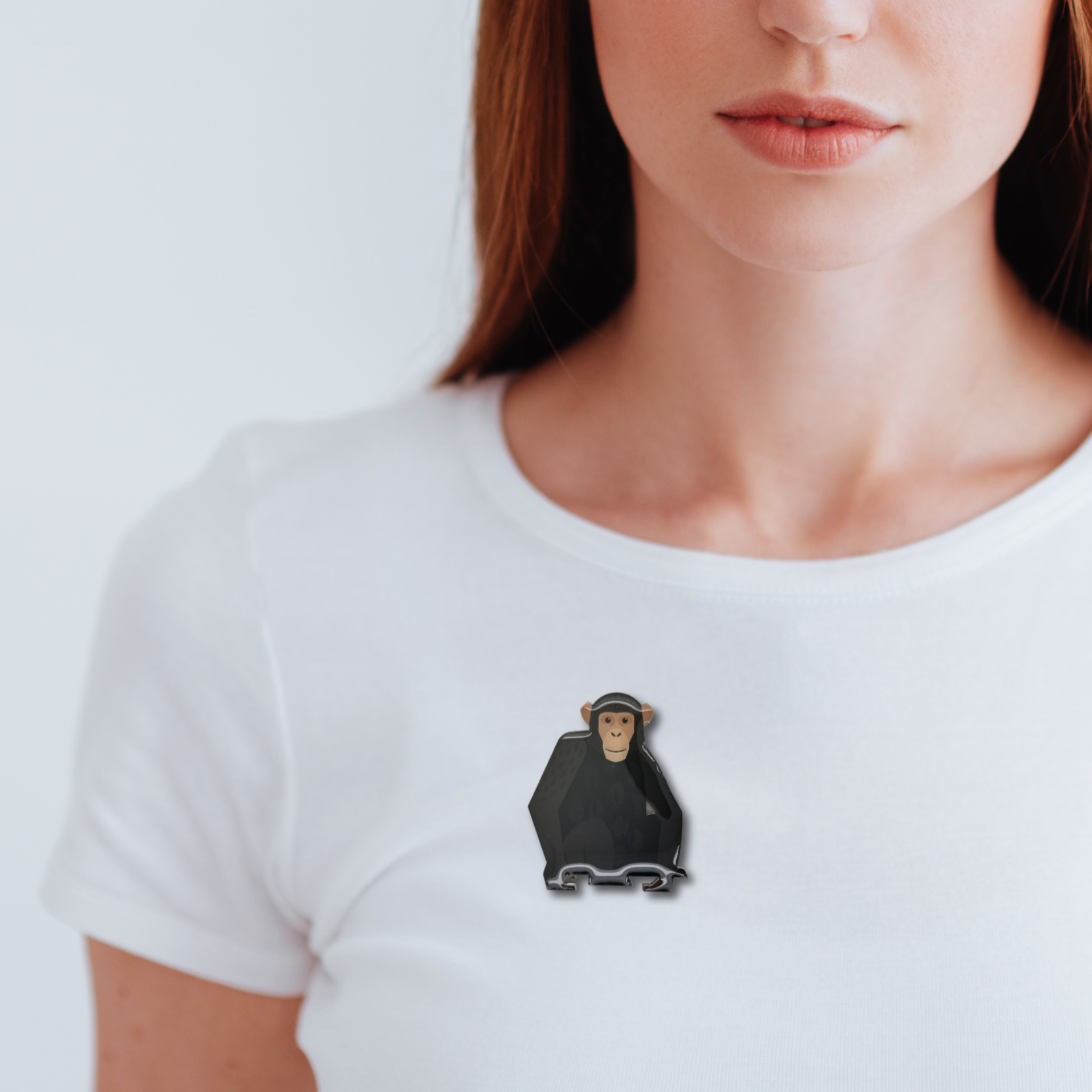 Chimpanzee Brooch