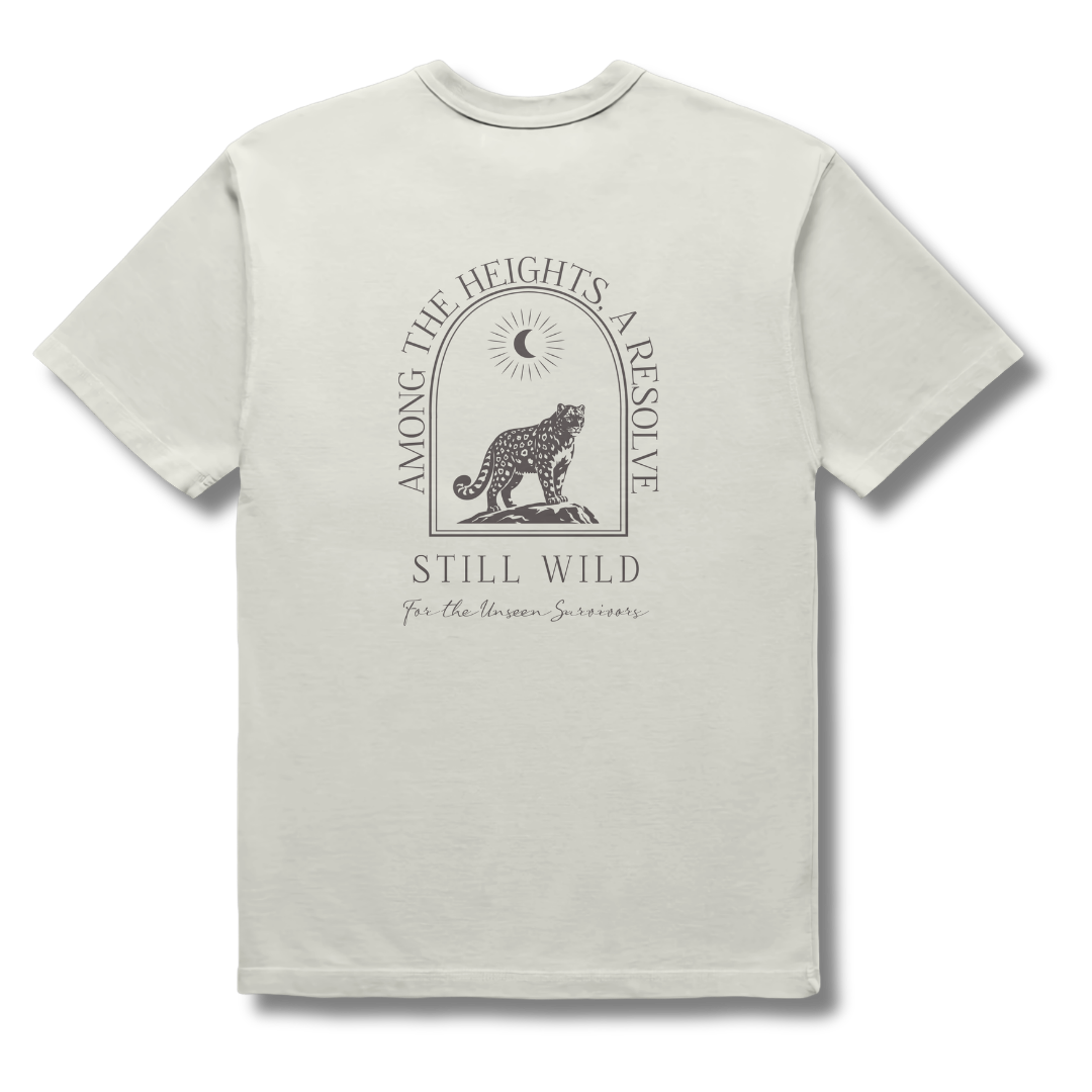 Wild Tee - Snow Leopard . Story