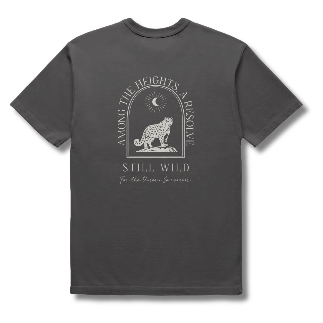 Wild Tee - Snow Leopard . Story