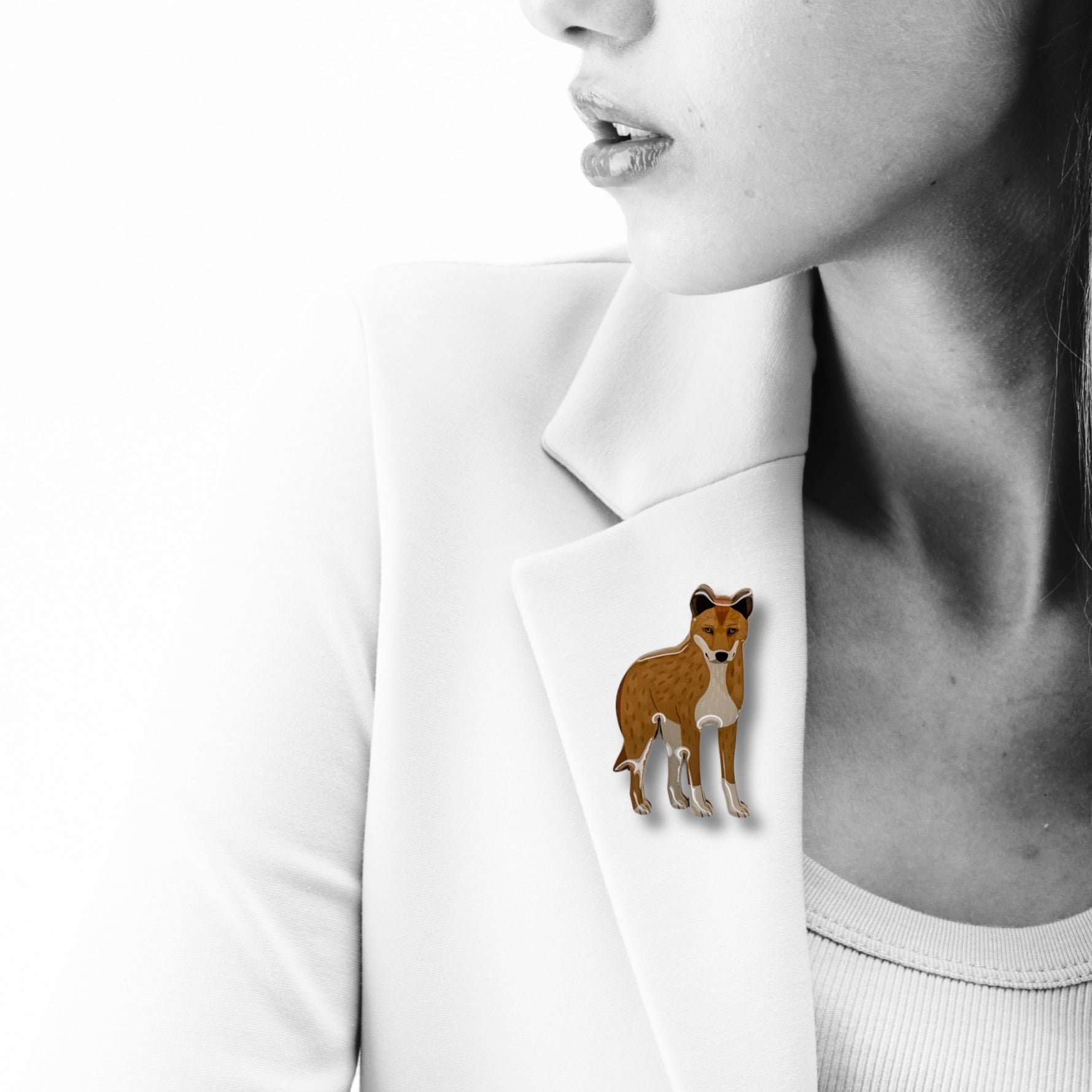 Dingo Brooch