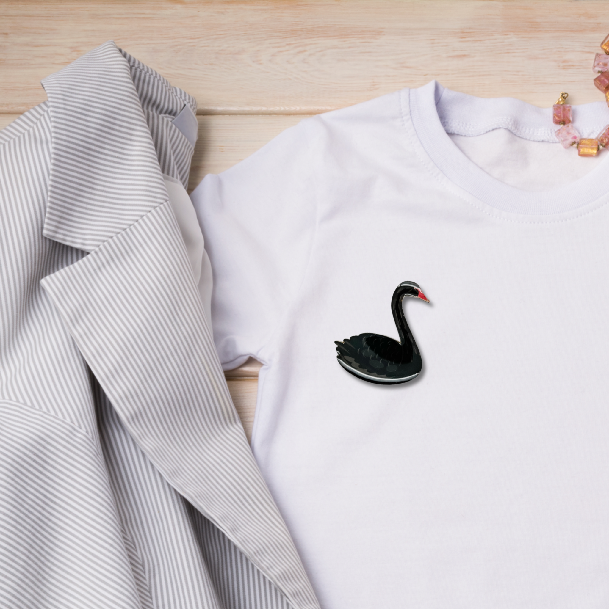 Black Swan Brooch