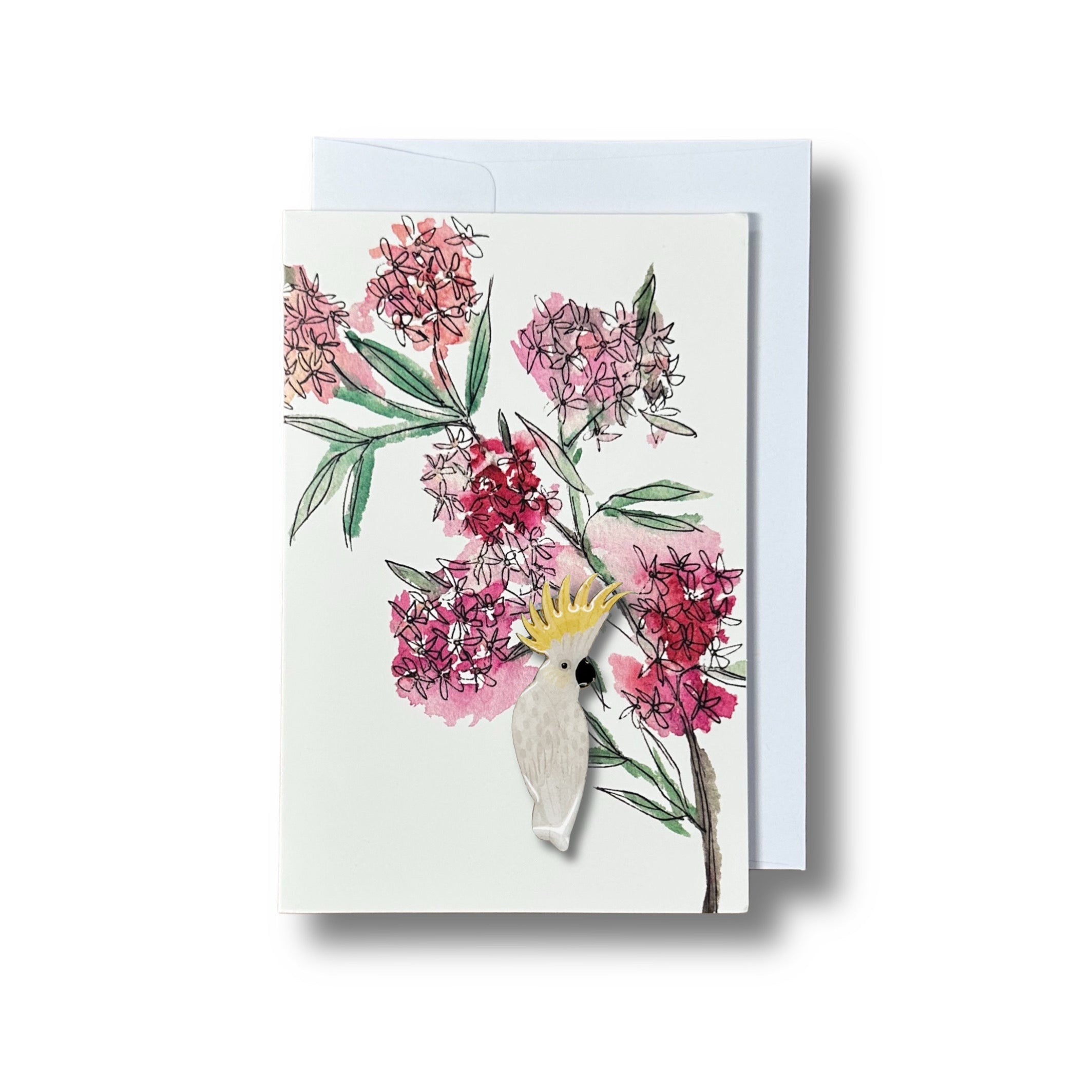 Christmas Bush – Brooch & Card Set