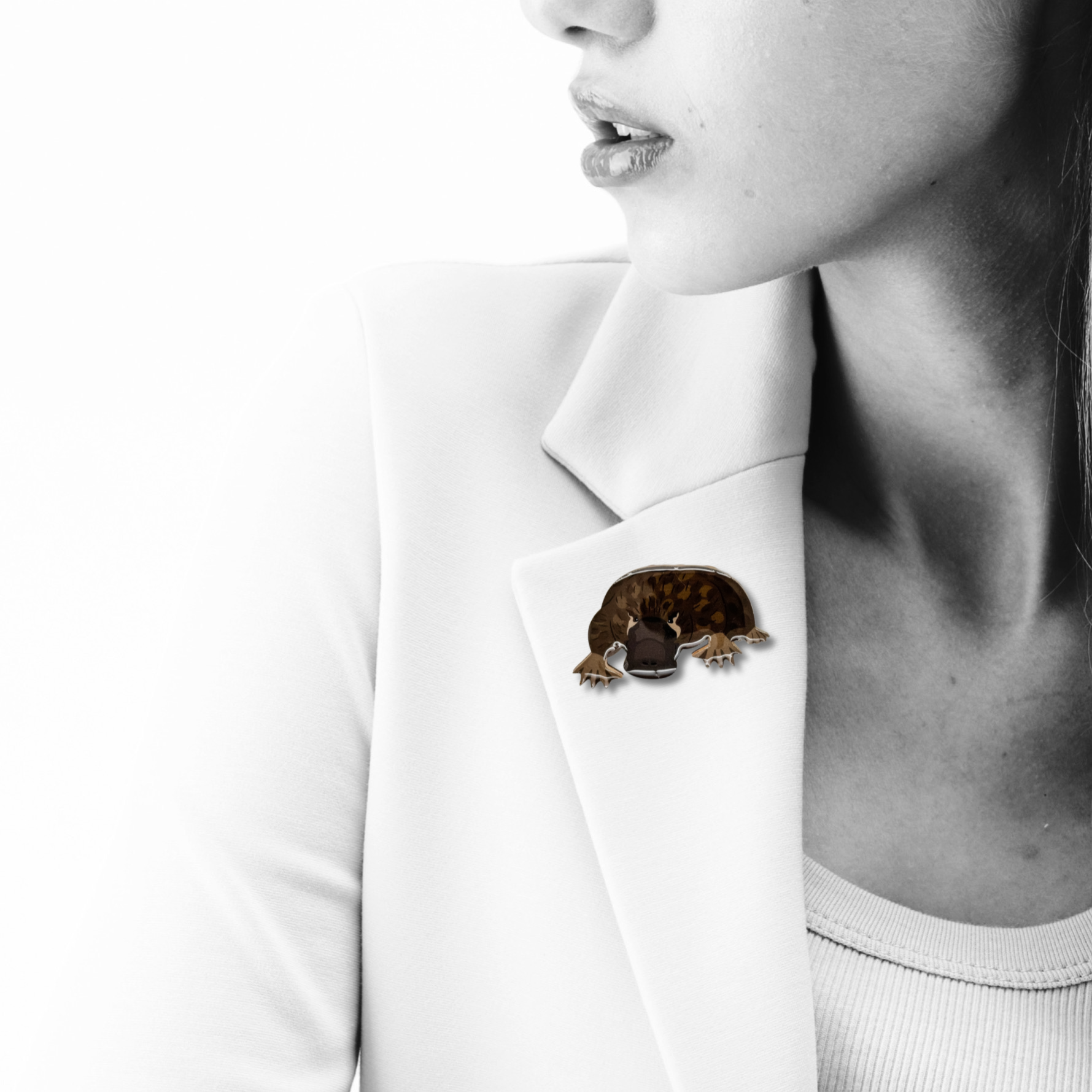 Platypus Brooch