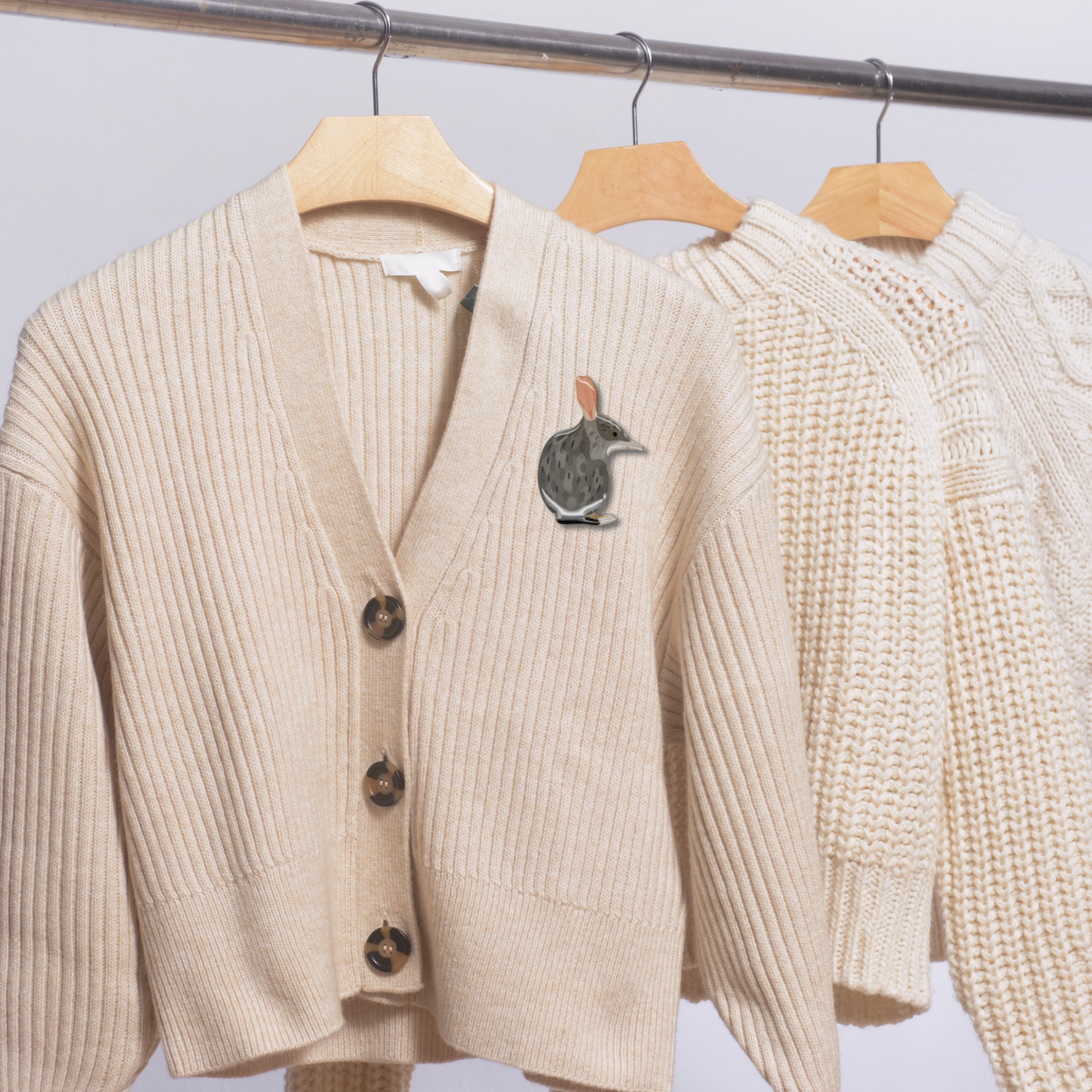 Greater Bilby Brooch