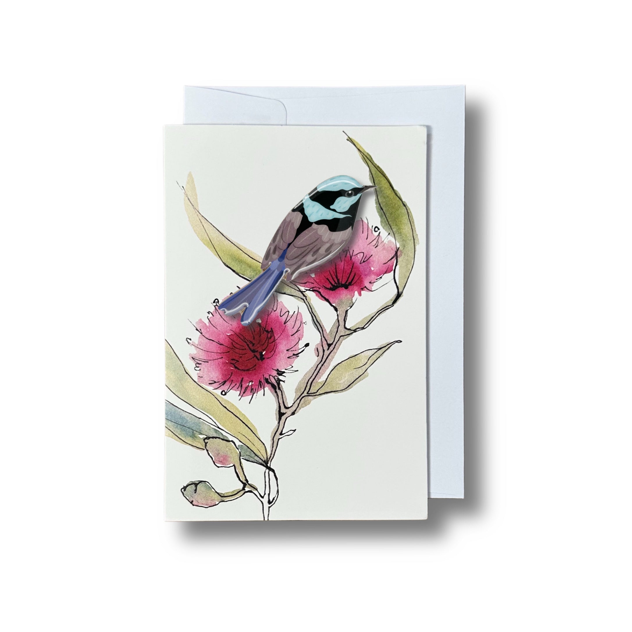 Flowering Gum – Brooch & Card Set