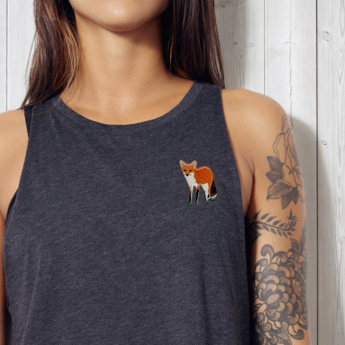 Red Fox Brooch