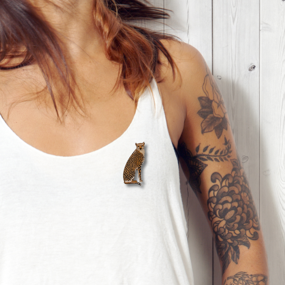 Cheetah Brooch (II)