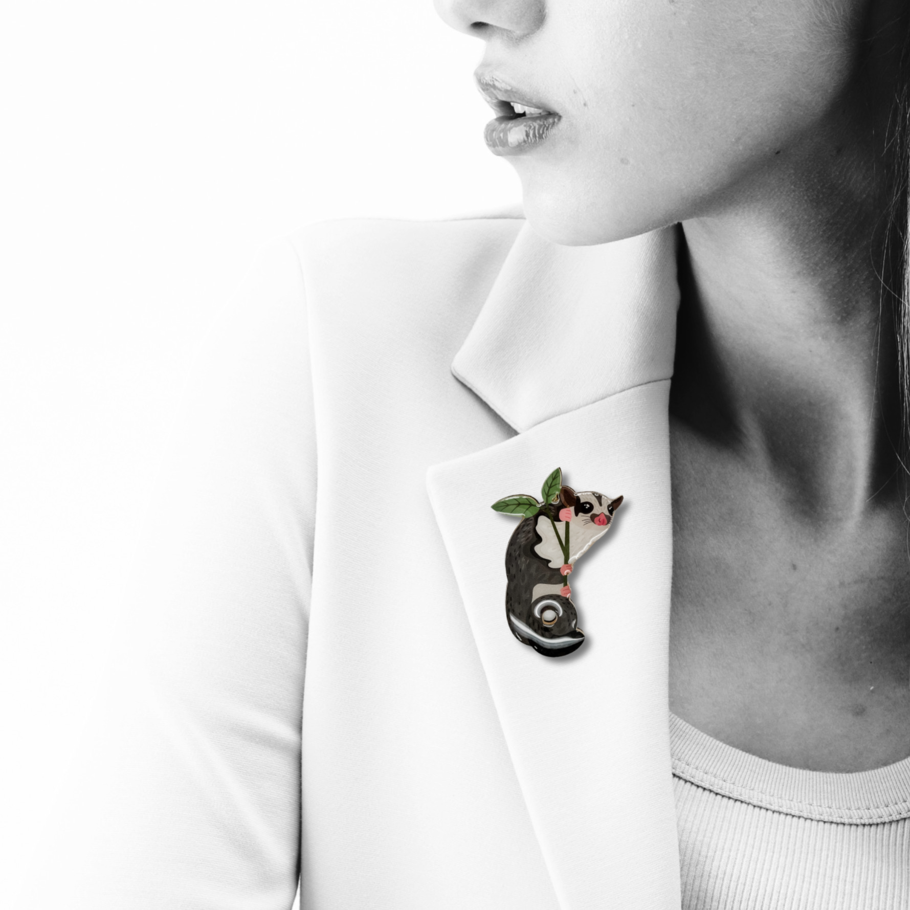 Sugar Glider Brooch