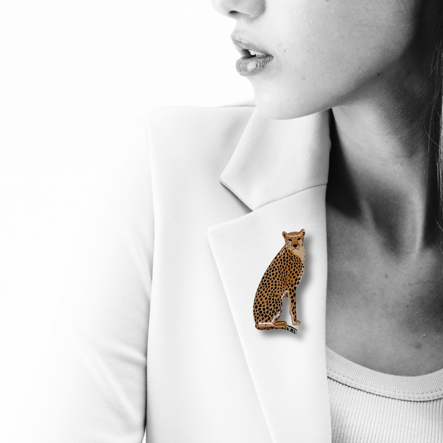 Cheetah Brooch (II)