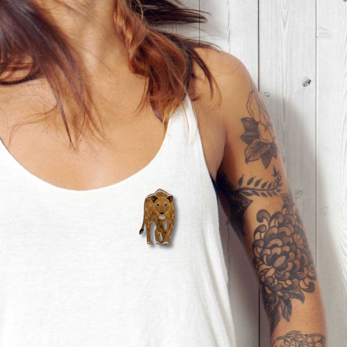 Lioness Brooch (I)