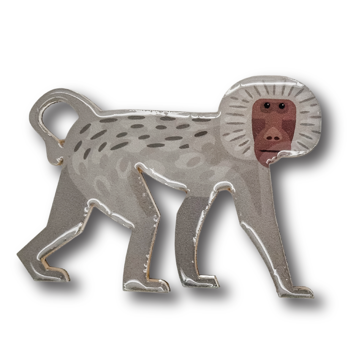 Hamadryas Baboon Brooch