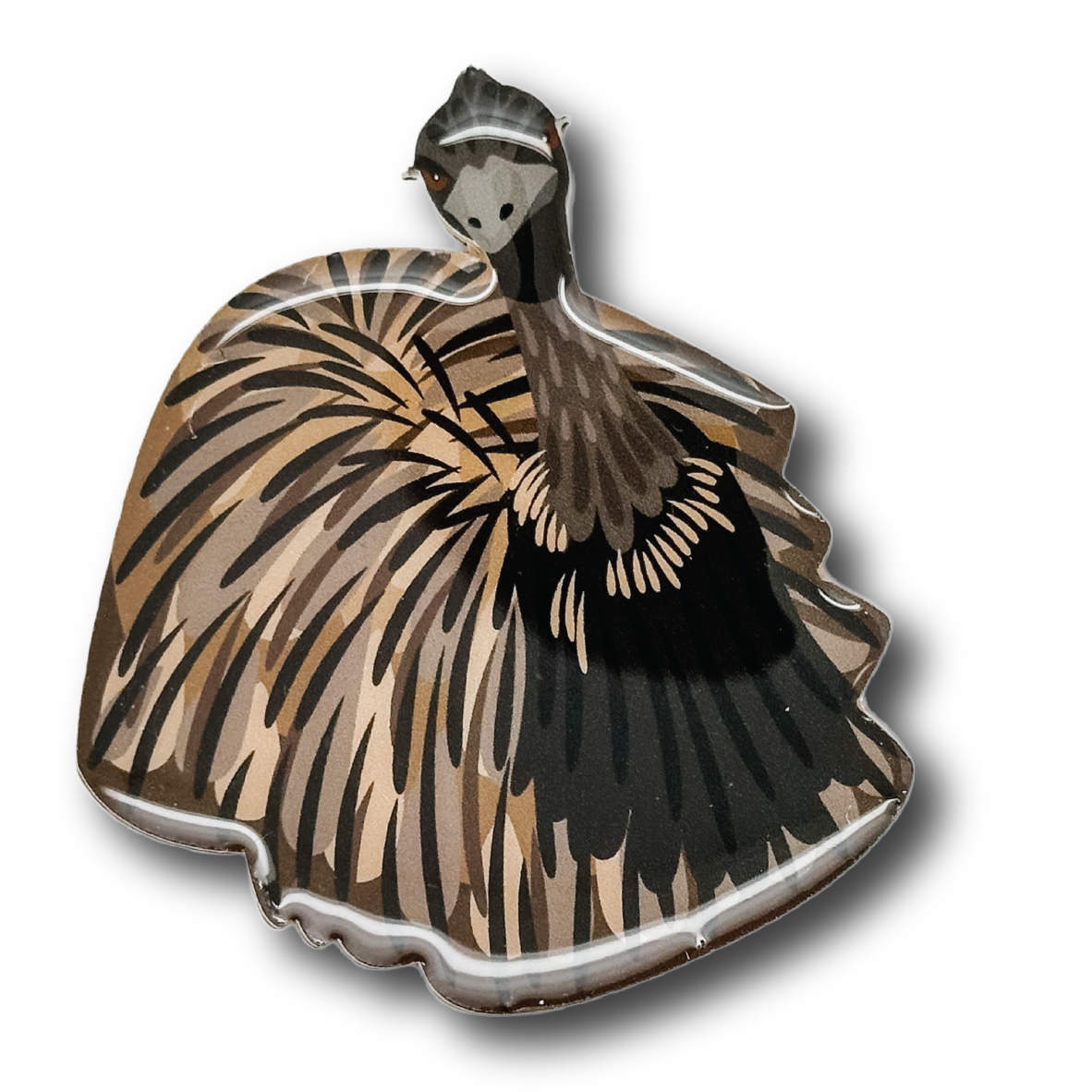 Emu Brooch