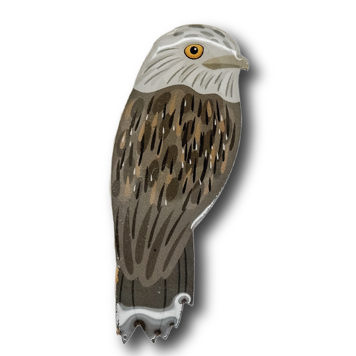 Tawny Frogmouth Brooch