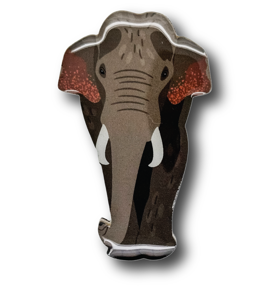 Asian Elephant (I) Brooch