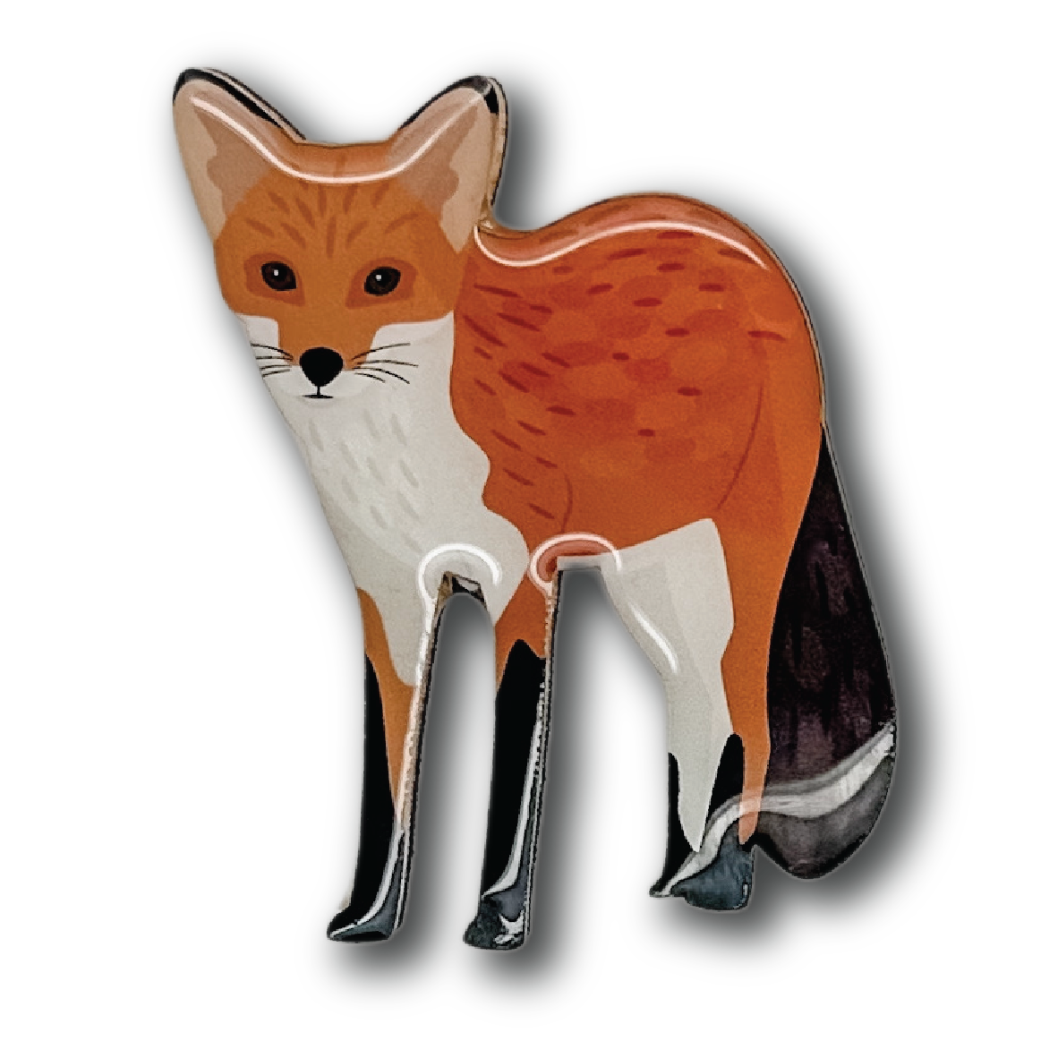 Red Fox Brooch