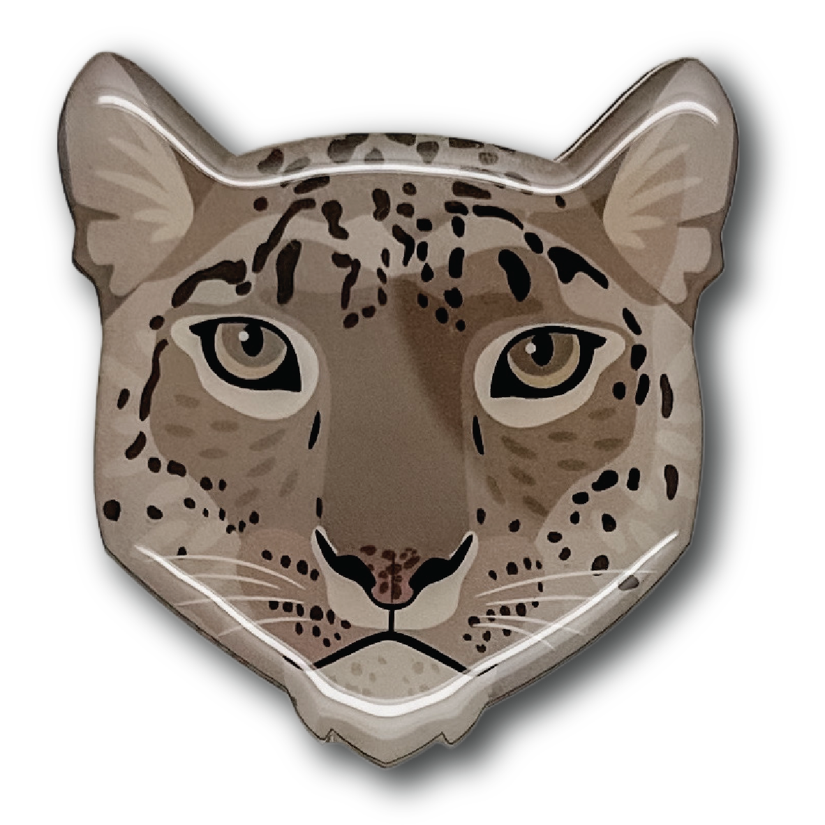 Snow Leopard Brooch (III)