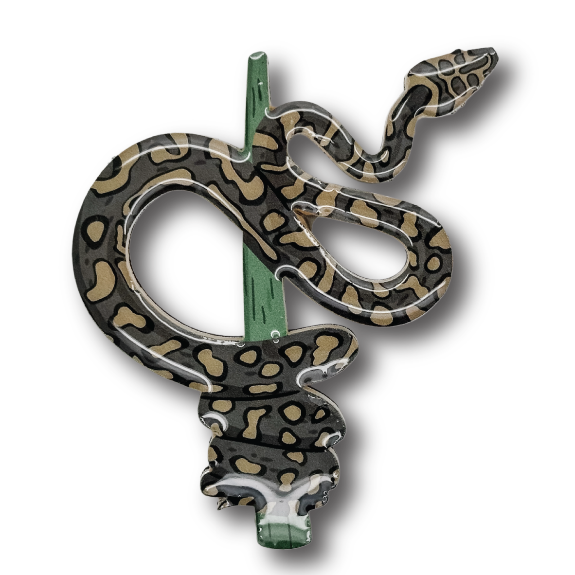 Carpet Python Brooch