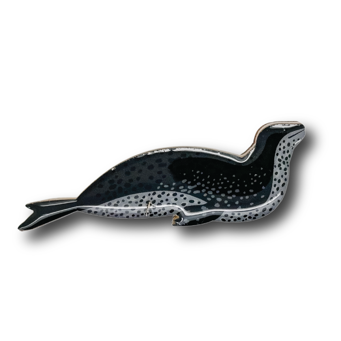 Leopard Seal Brooch