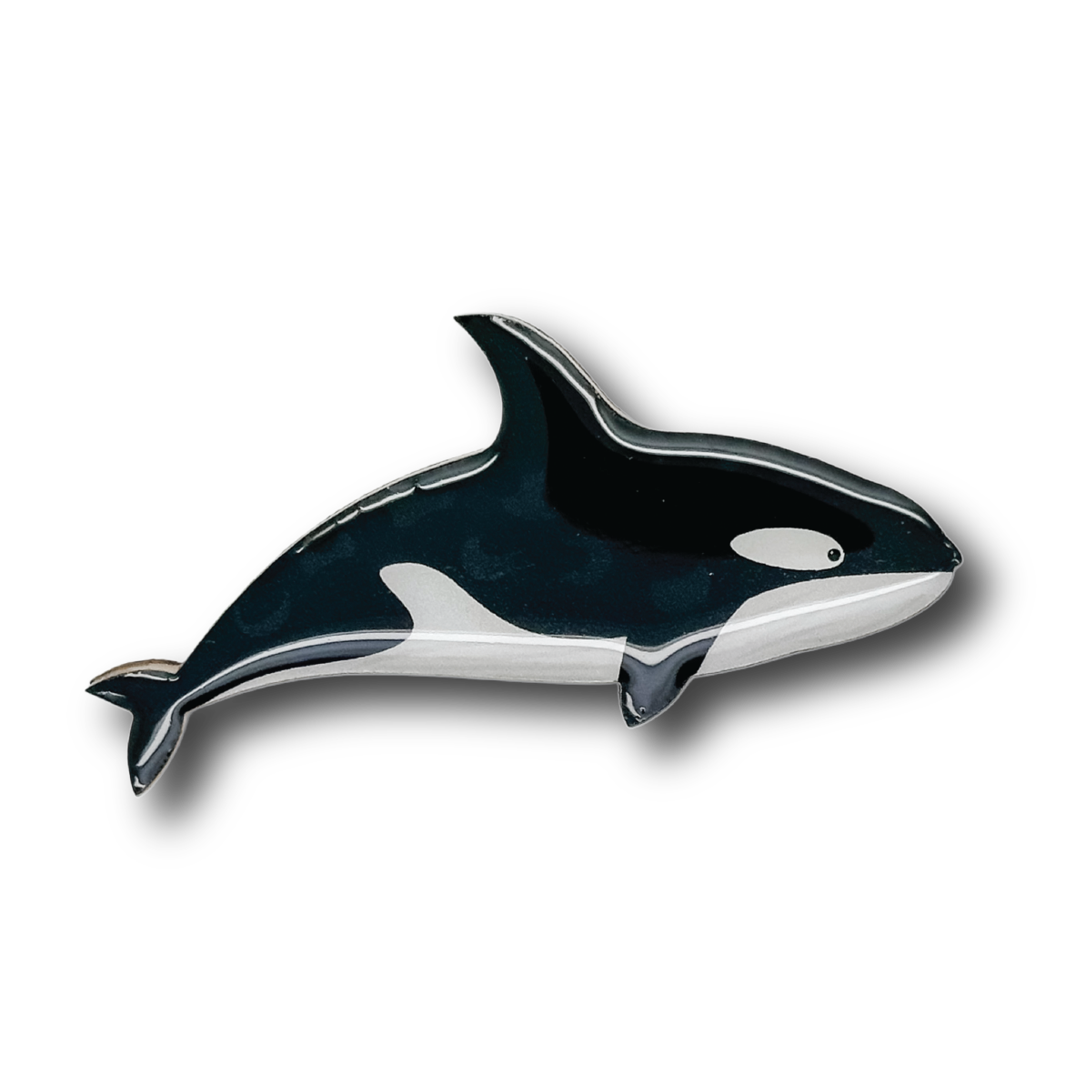 Orca Brooch