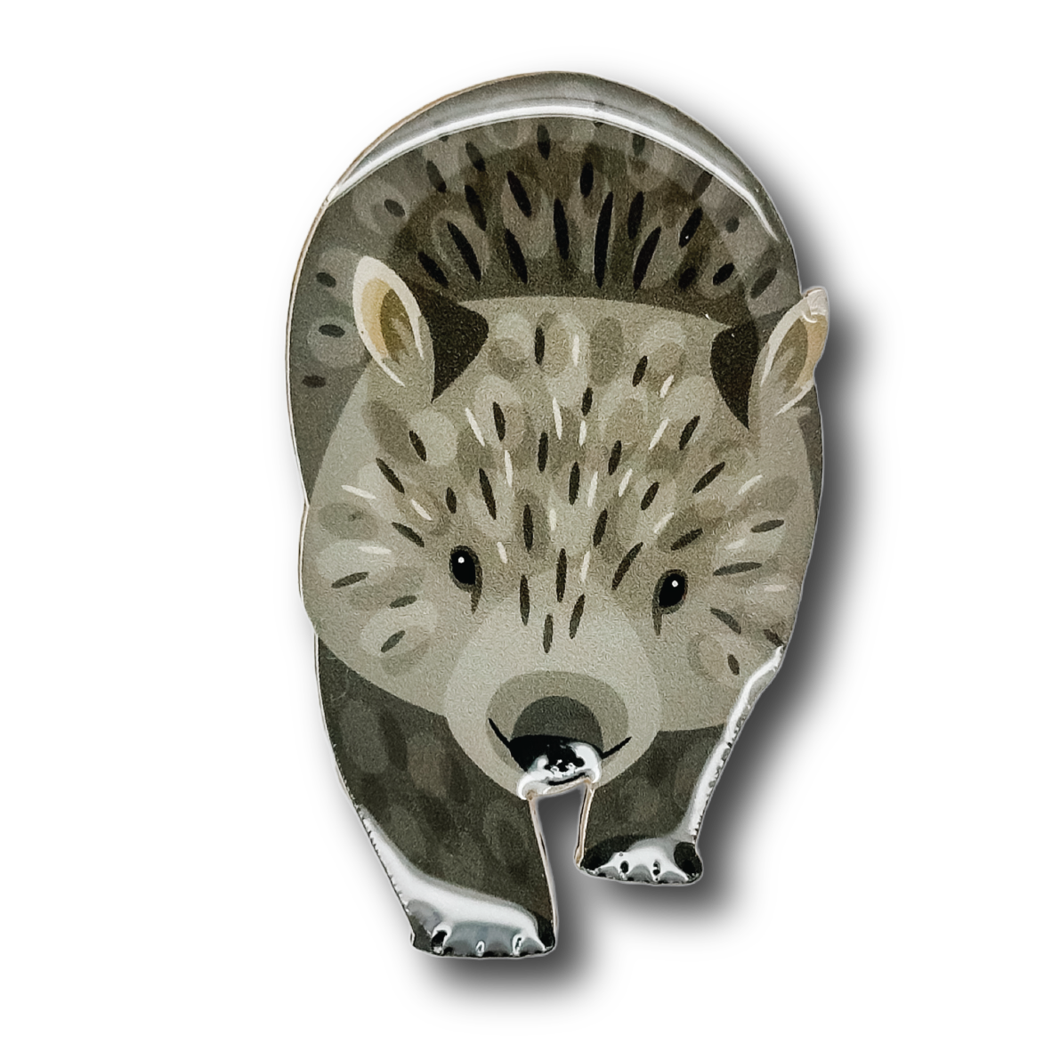Common Wombat Brooch