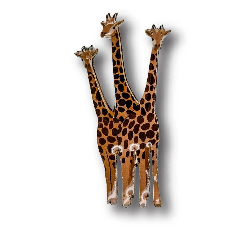 Giraffe (II) Brooch