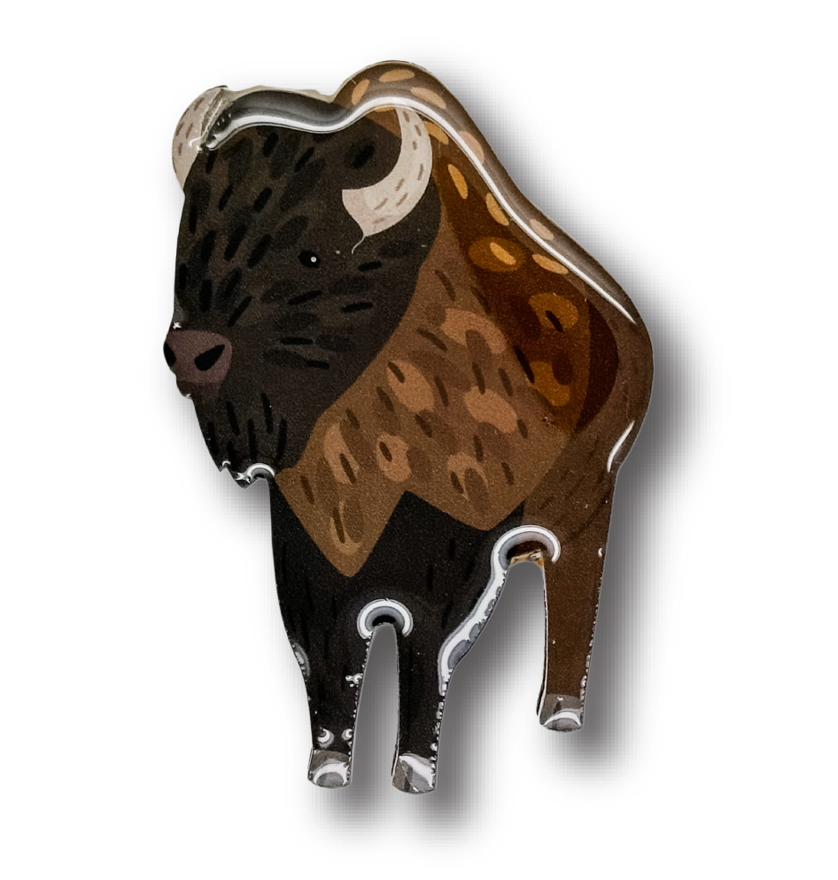 Bison Brooch