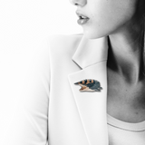 Saltwater Crocodile Brooch