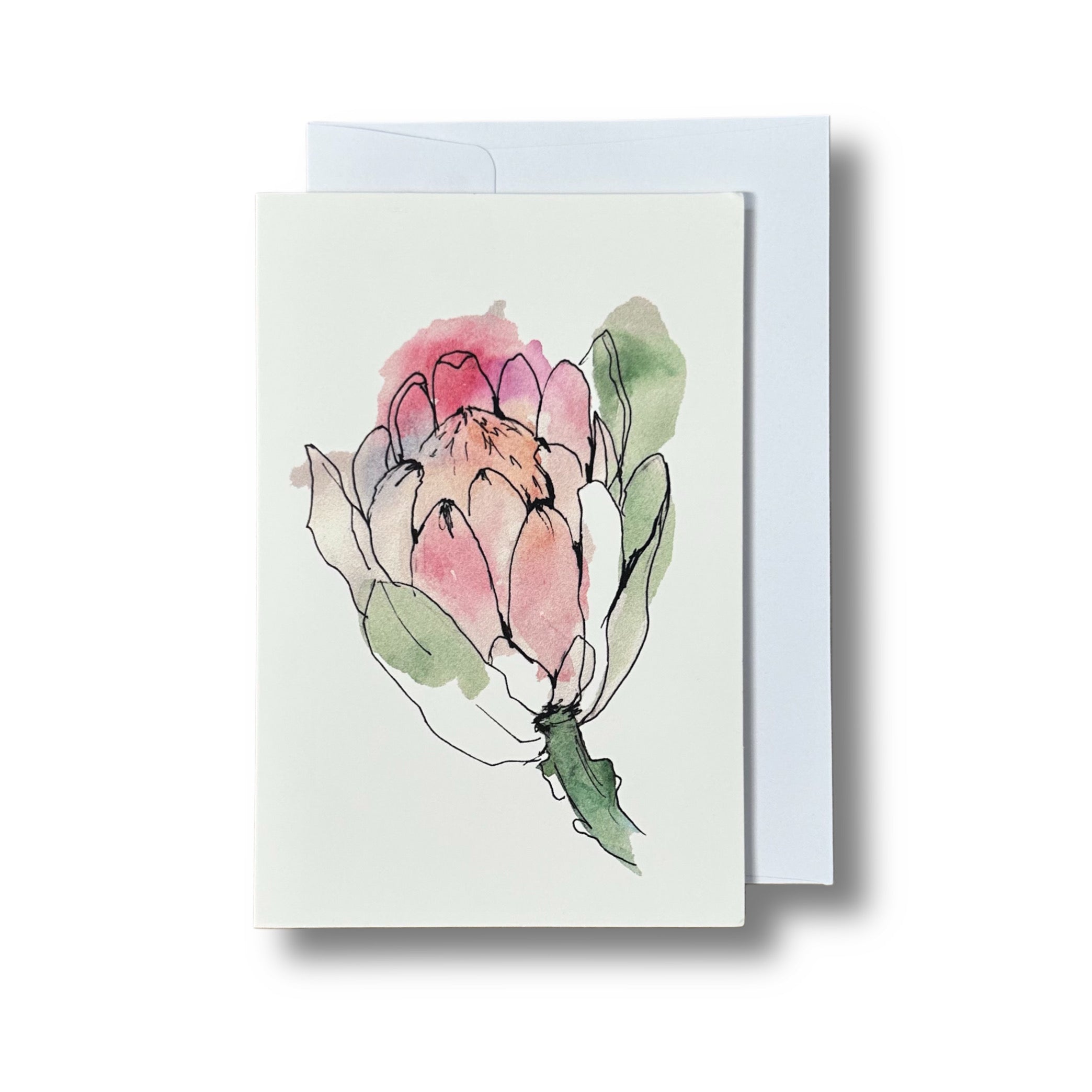 Protea – Brooch & Card Set