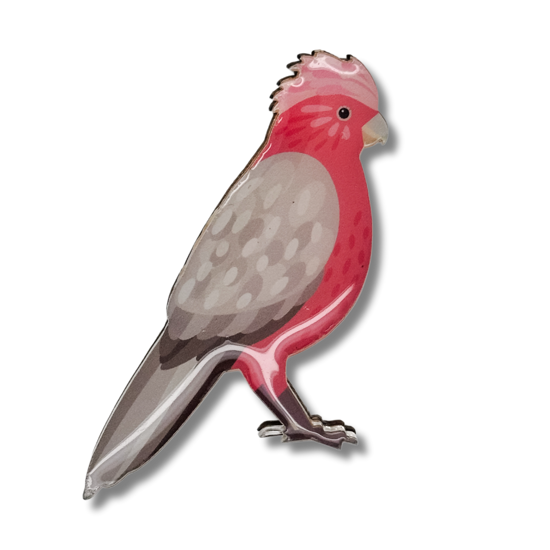 Galah Brooch