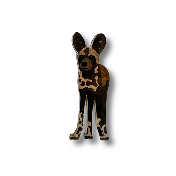 Painted Dog Brooch