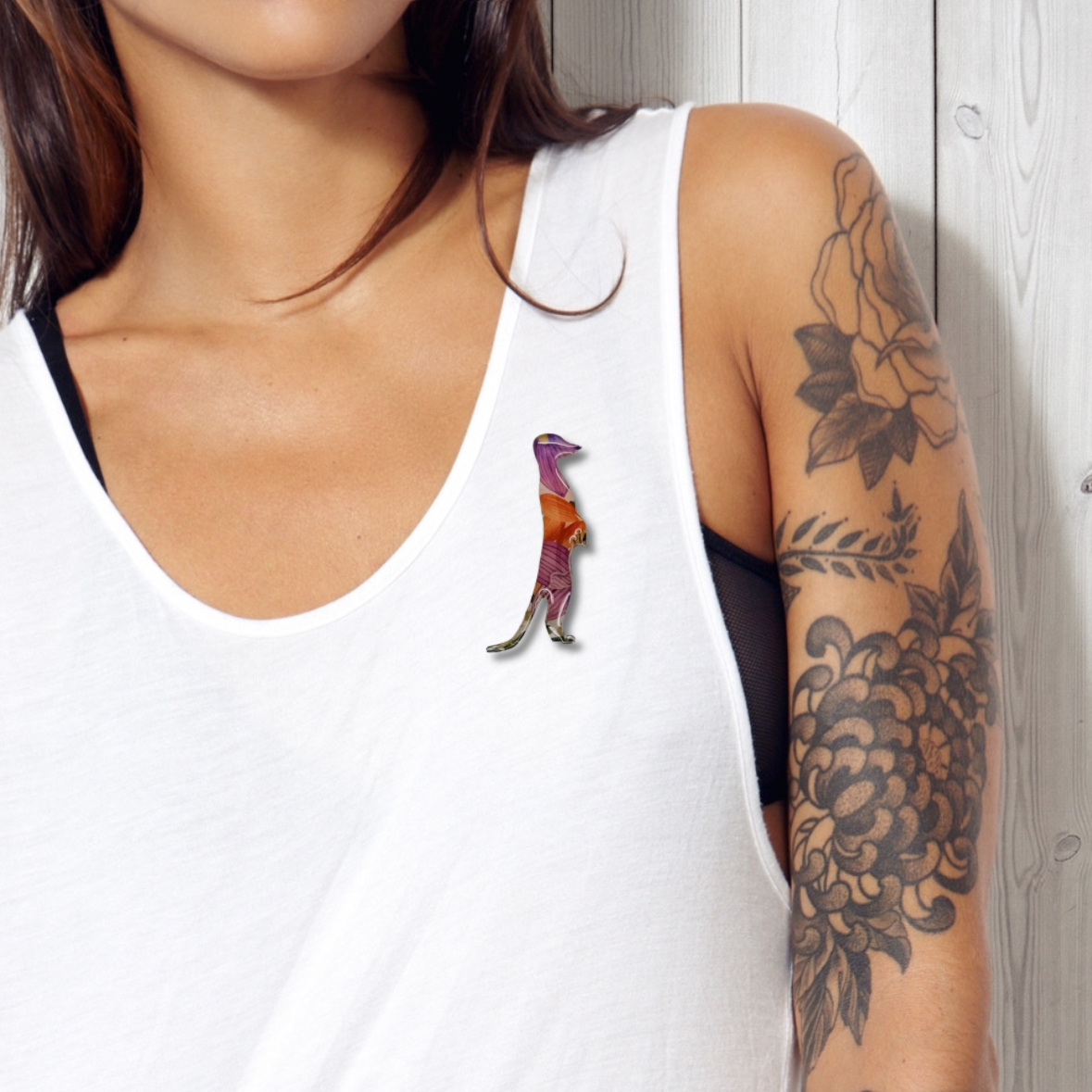 Meerkat (Design) Brooch