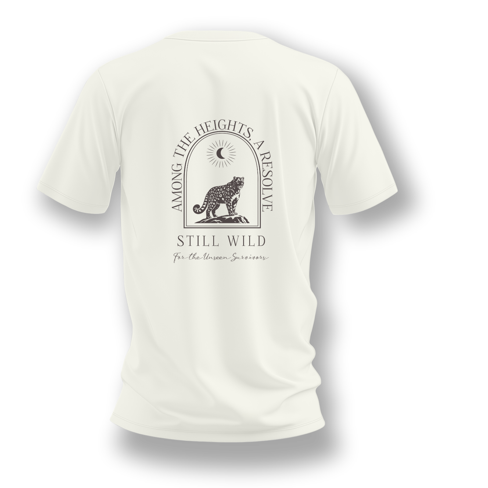 Wild Tee - Snow Leopard . Story