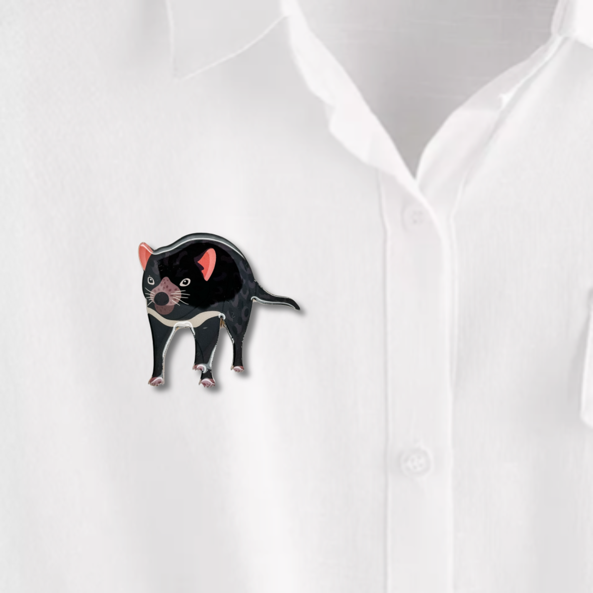 Tasmanian Devil Brooch