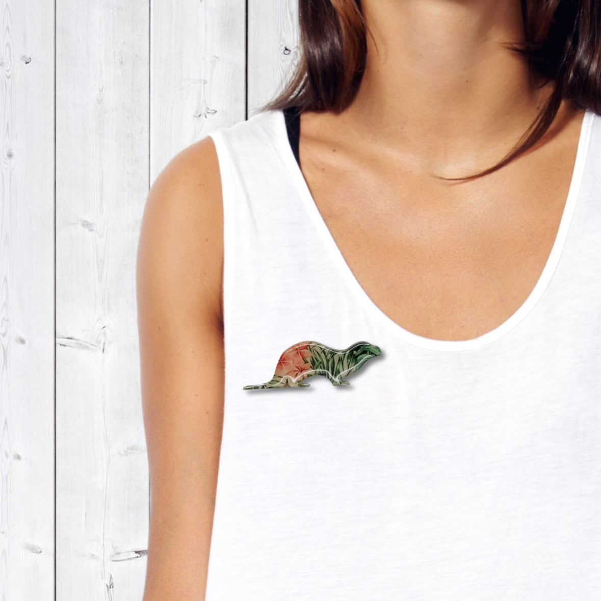 Otter (Design) Brooch