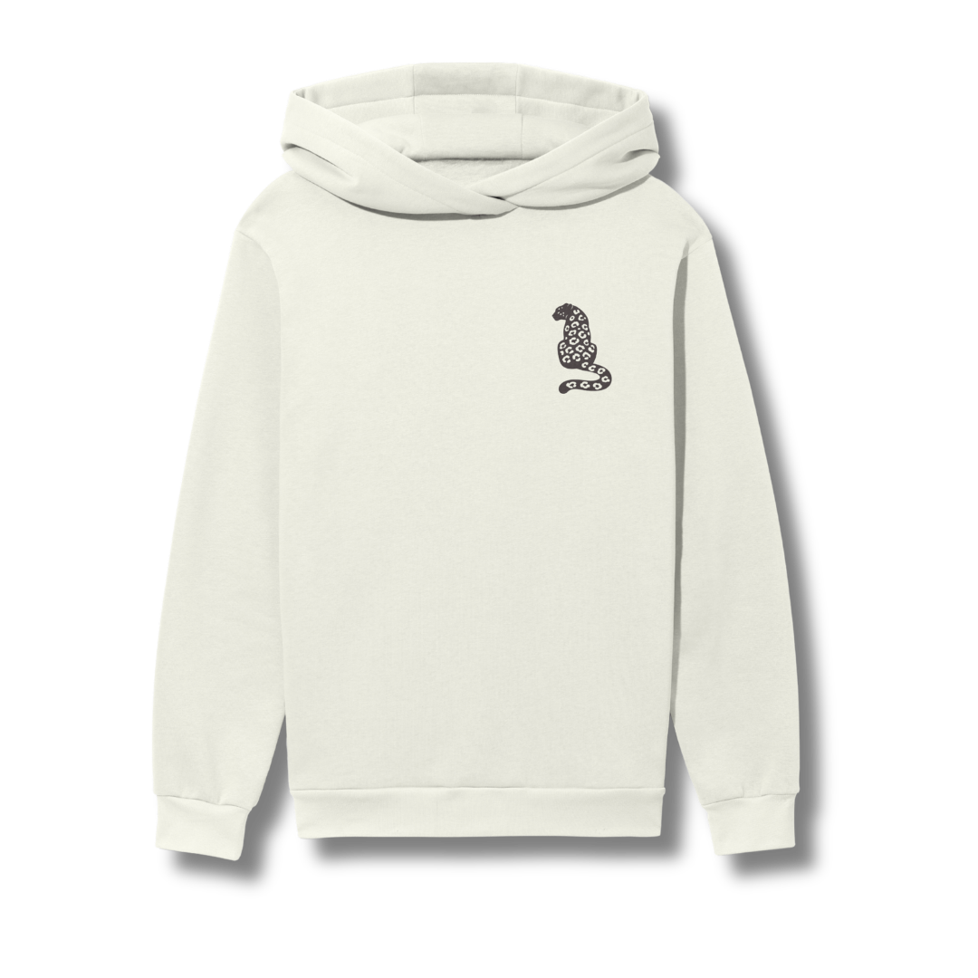Wild Hoodie - Snow Leopard . Story