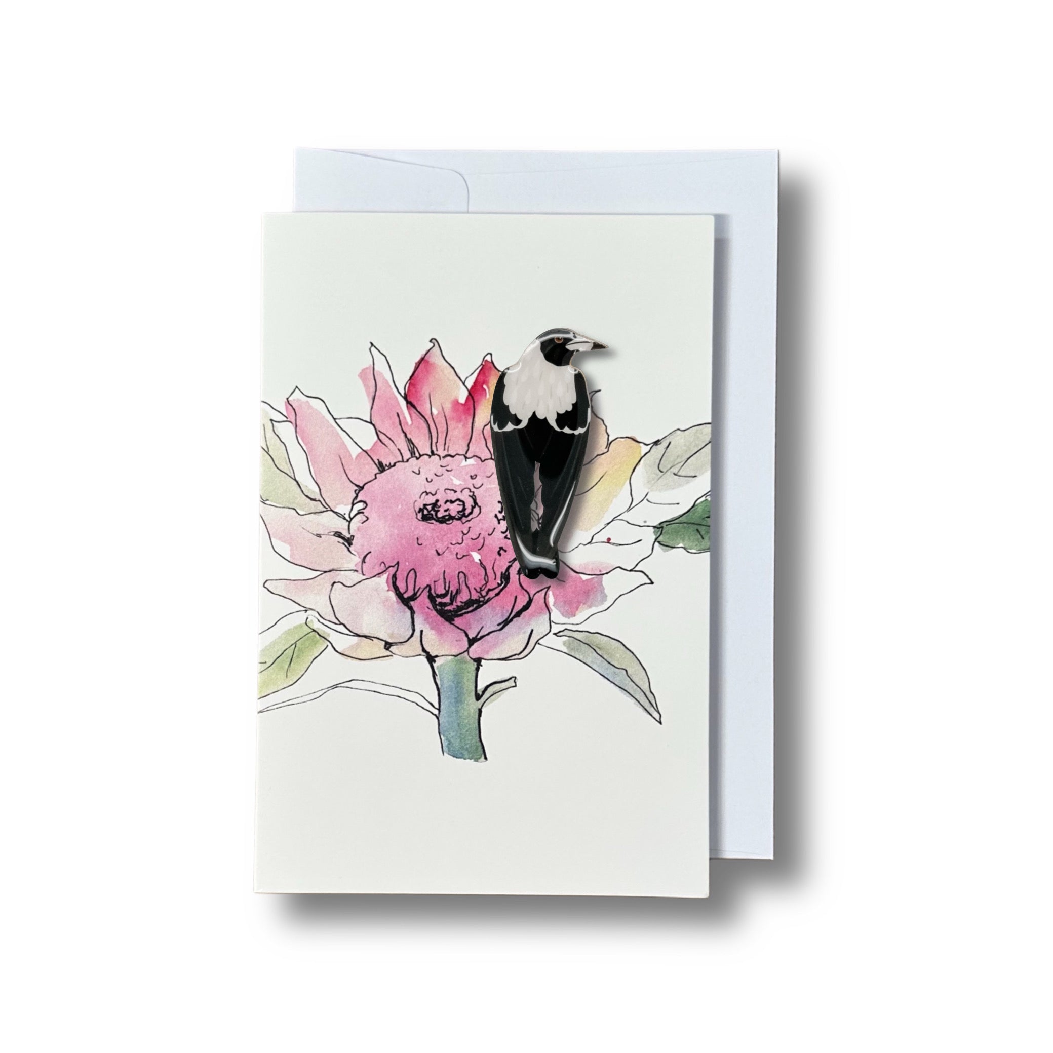 The Gift of the Wild Card & Brooch Set