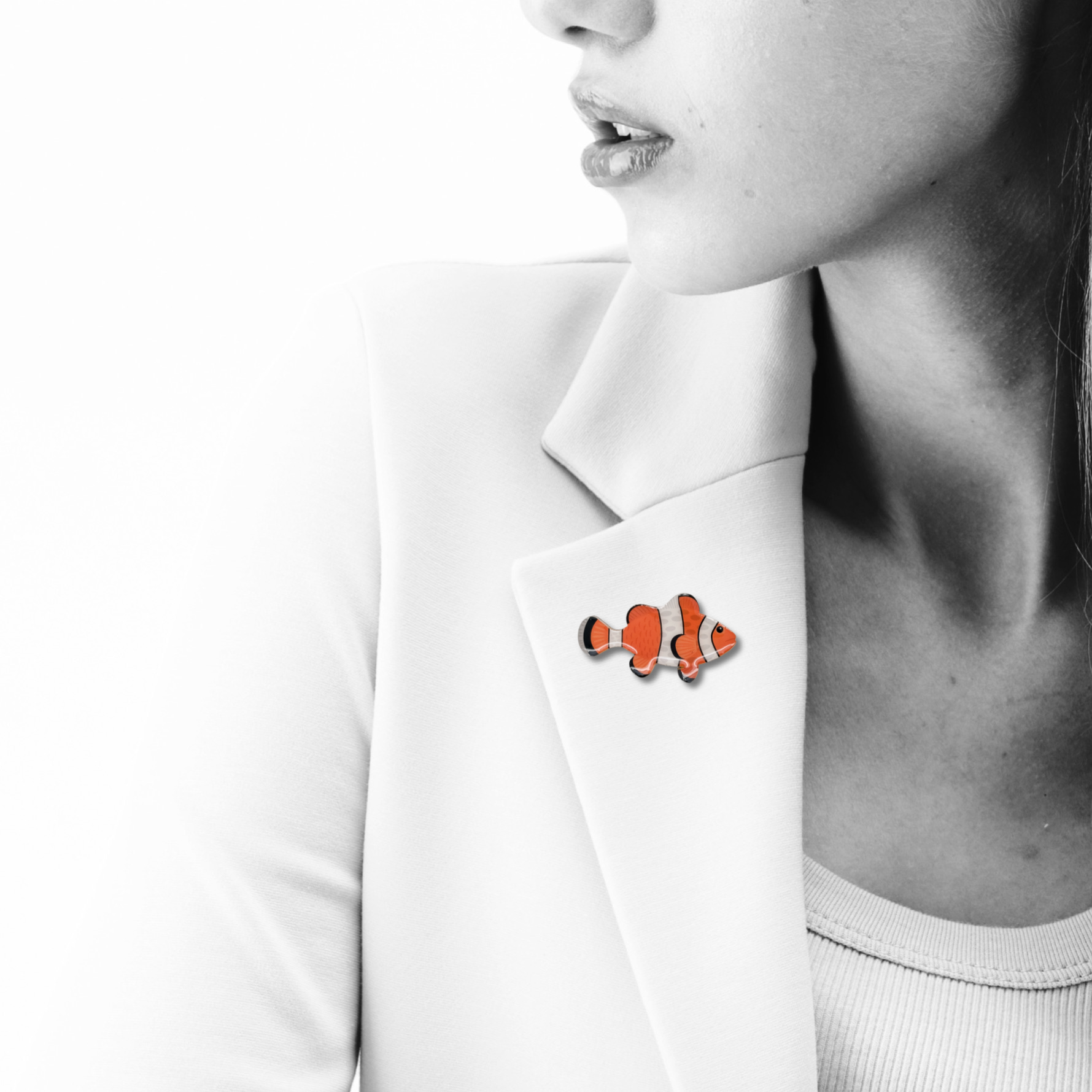 Clownfish Brooch