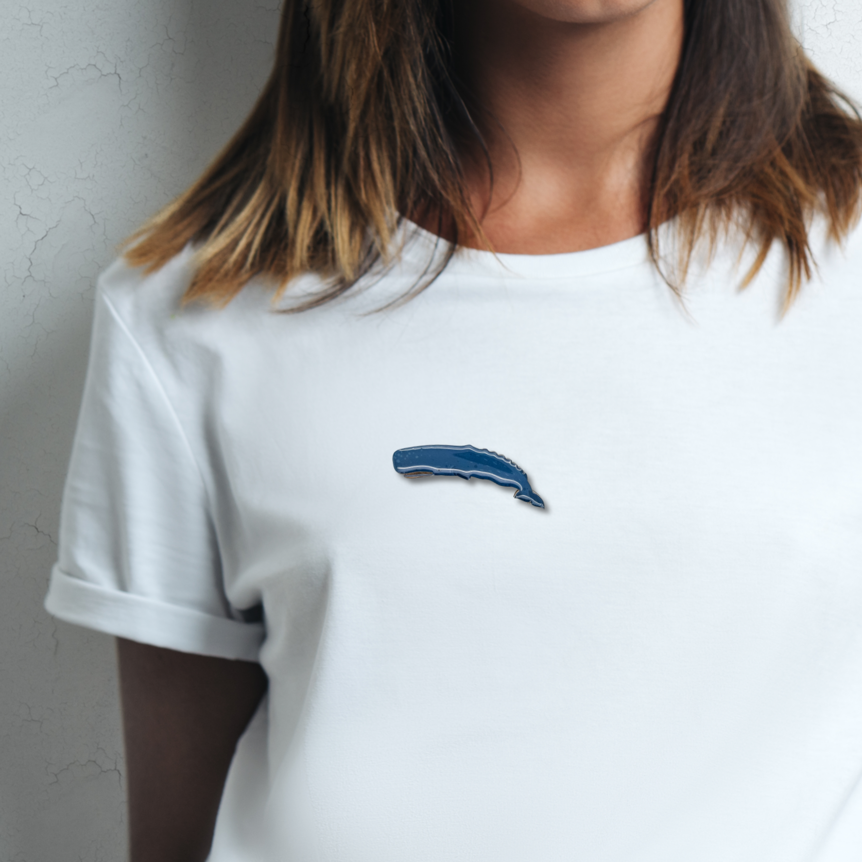 Sperm Whale Brooch