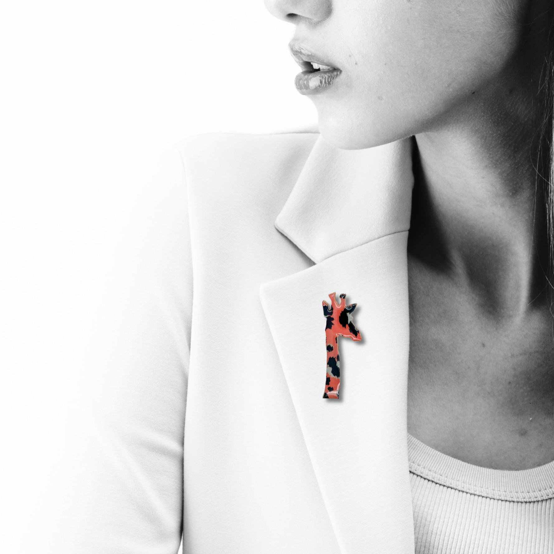 Giraffe (Design I) Brooch