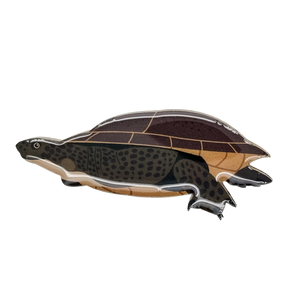 Long-necked turtle Brooch