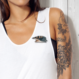 Saltwater Crocodile Brooch