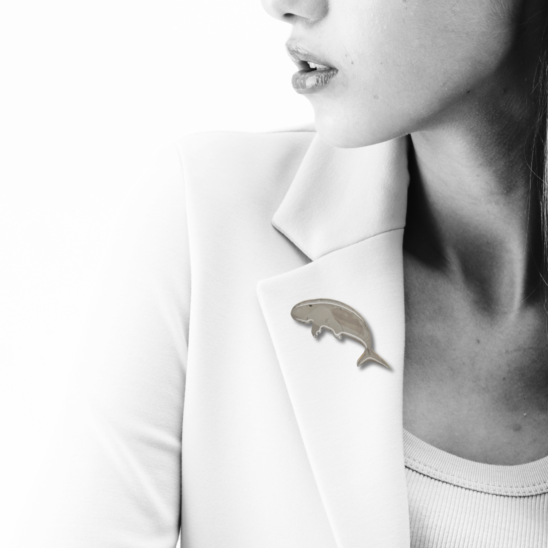 Dugong Brooch