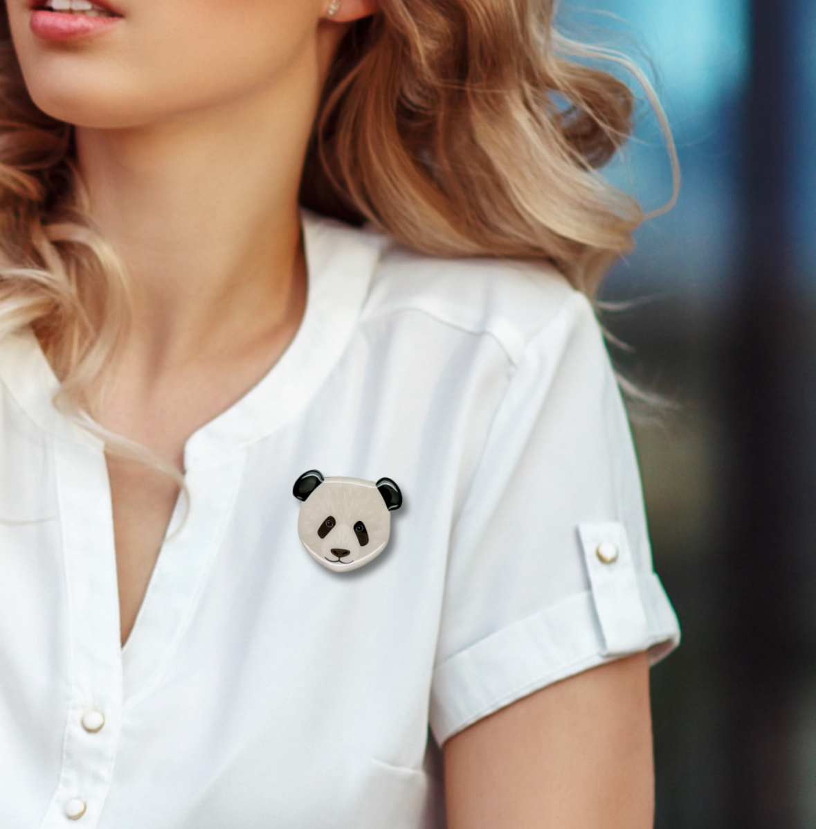 Giant Panda (III) Brooch