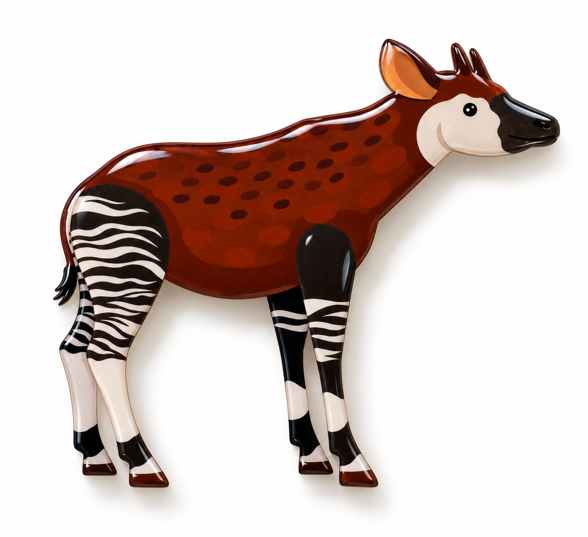 Okapi Brooch