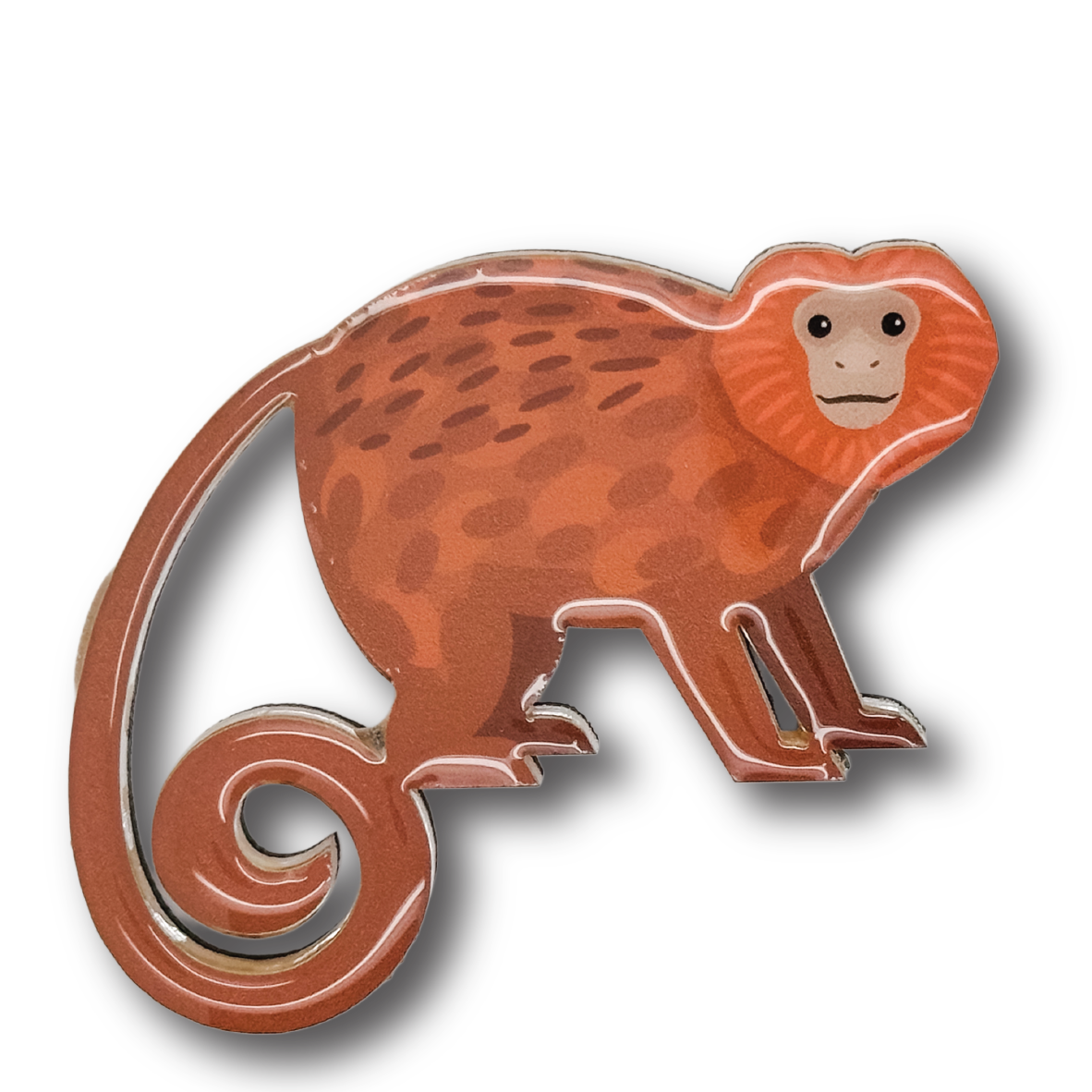 Golden Lion Tamarin Brooch