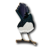 Willie Wagtail Brooch