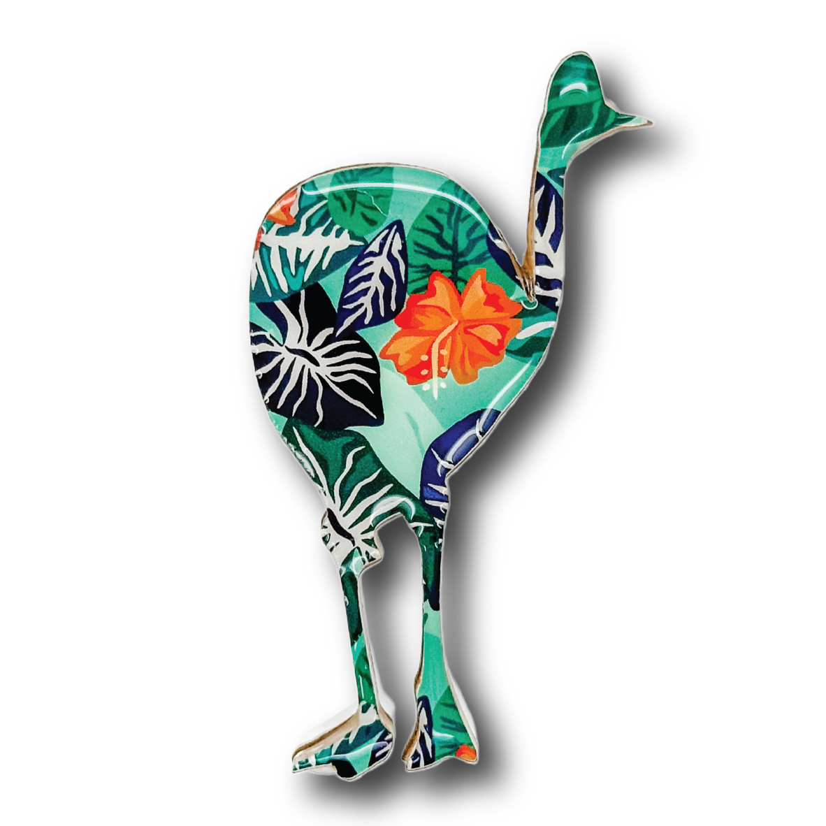 Cassowary (Design) Brooch
